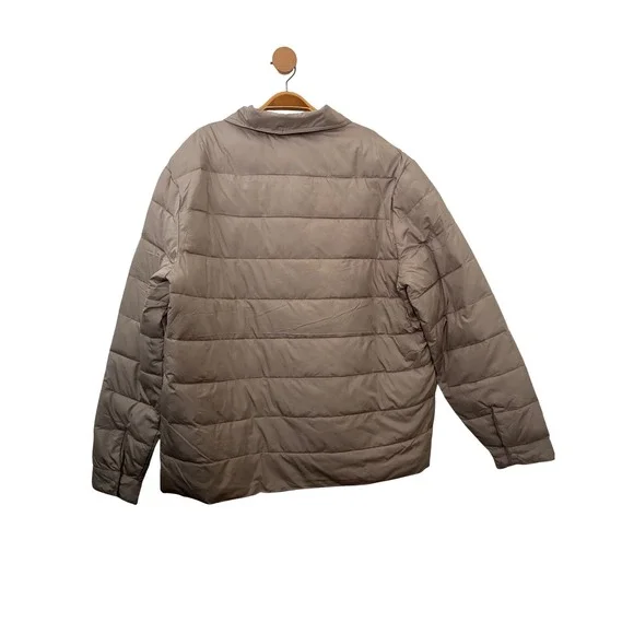 NEW! MENS NAVY YARD BEIGE QUILTED LIGHTWEIGHT JACKET. COLOR KHAKI SIZE X-LARGE - Picture 2 of 9